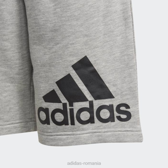 Adidas esențiale pantaloni scurți fashion gri mediu copii gri mediu/negru 2JBN11605