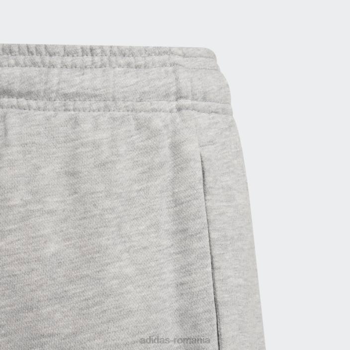 Adidas esențiale pantaloni scurți fashion gri mediu copii gri mediu/negru 2JBN11605