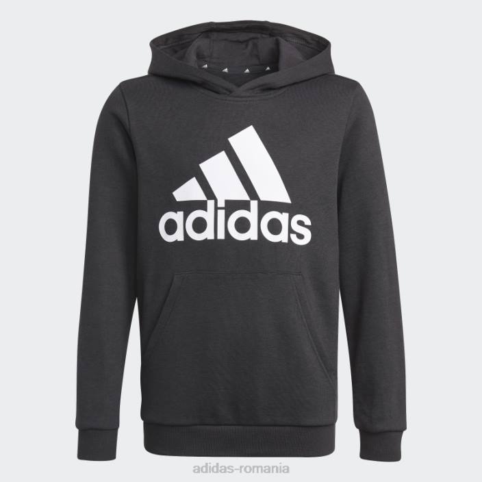 Adidas hanorac negru essentials fierbinte copii alb negru 2JBN11984