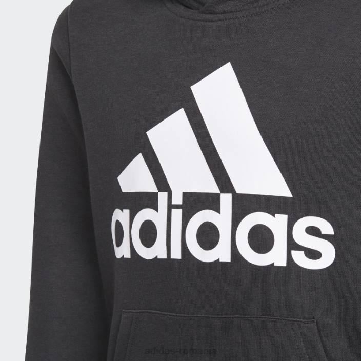 Adidas hanorac negru essentials fierbinte copii alb negru 2JBN11984