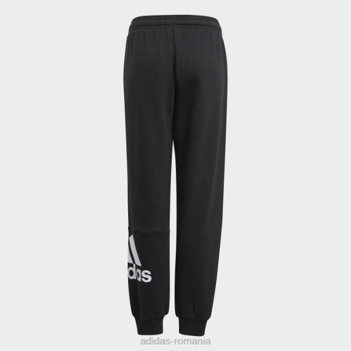 Adidas pantaloni negri essentials french terry adidas copii alb negru 2JBN11991