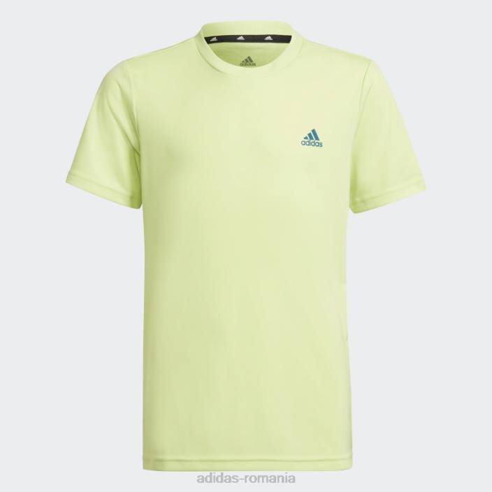 Adidas tricou adidas cu 2 mișcări proiectat lime copii tei/teal 2JBN11655