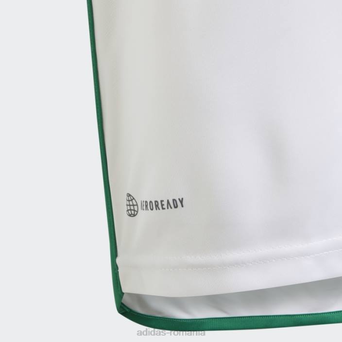 Adidas Algeria 22 tricou acasă verde îndrăzneț copii alb/verde intens 2JBN18705