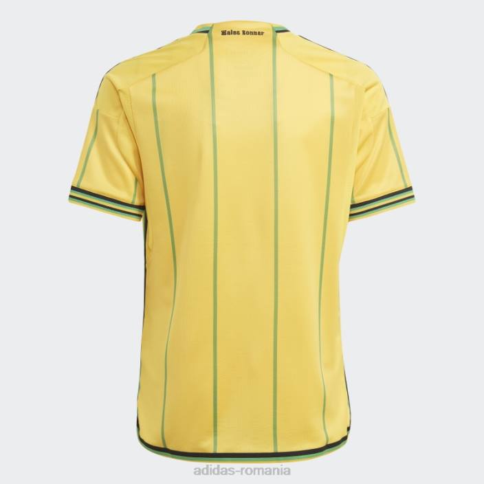 Adidas Hot Jamaica 23 home tricou verde copii auriu/verde 2JBN18319