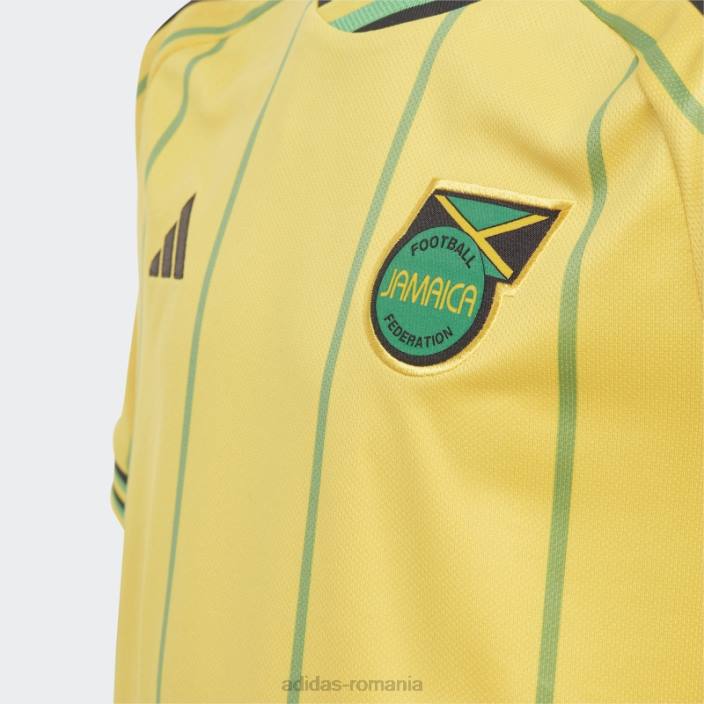 Adidas Hot Jamaica 23 home tricou verde copii auriu/verde 2JBN18319