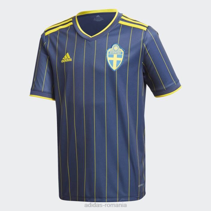 Adidas Suedia away tricou noapte indigo copii noapte indigo/galben 2JBN19105
