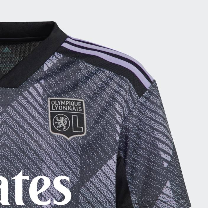 Adidas Tricou al treilea negru de la Olympique Lyonnais 22/23 copii negru 2JBN18646