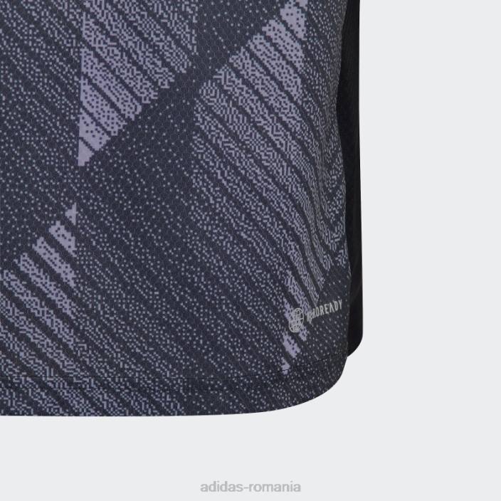 Adidas Tricou al treilea negru de la Olympique Lyonnais 22/23 copii negru 2JBN18646