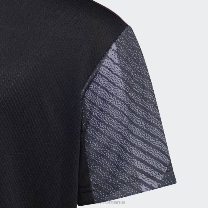 Adidas Tricou al treilea negru de la Olympique Lyonnais 22/23 copii negru 2JBN18646