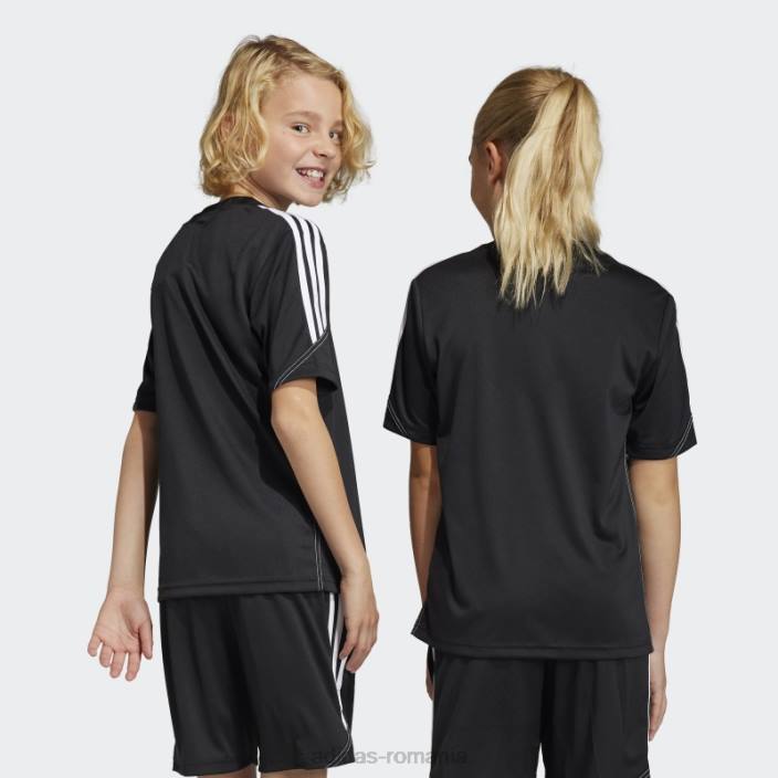 Adidas Tricou de antrenament al clubului tiro 23 negru copii alb negru 2JBN19040