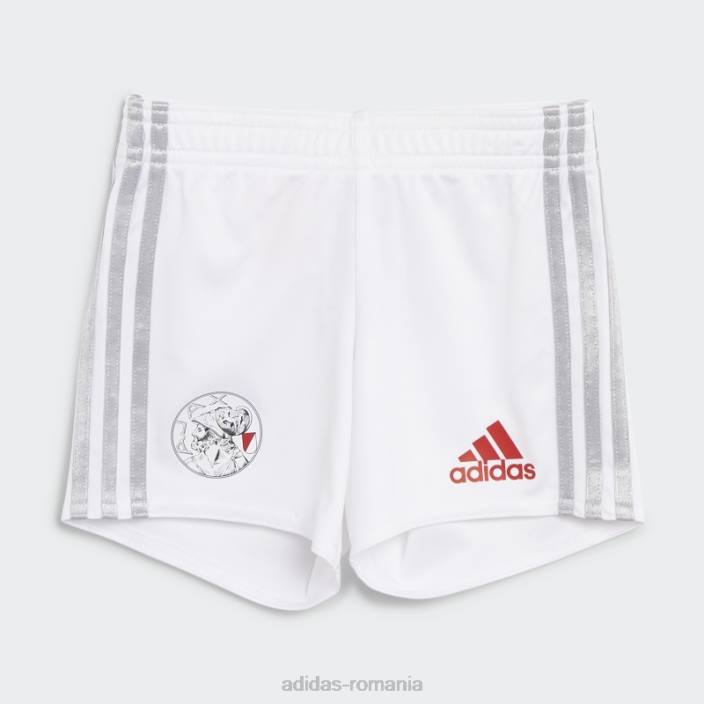 Adidas ajax amsterdam 21/22 home kit bebelusi alb adidas copii alb roșu 2JBN18996