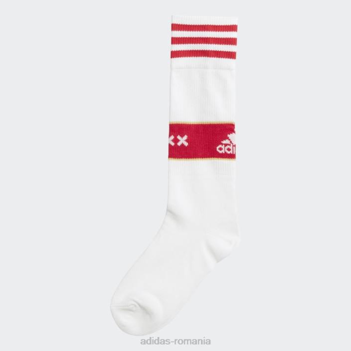 Adidas ajax amsterdam 22/23 home mini kit roșu aldine copii roșu îndrăzneț 2JBN18542