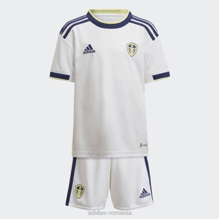 Adidas alb leeds united fc 22/23 home mini kit adidas copii alb 2JBN18579