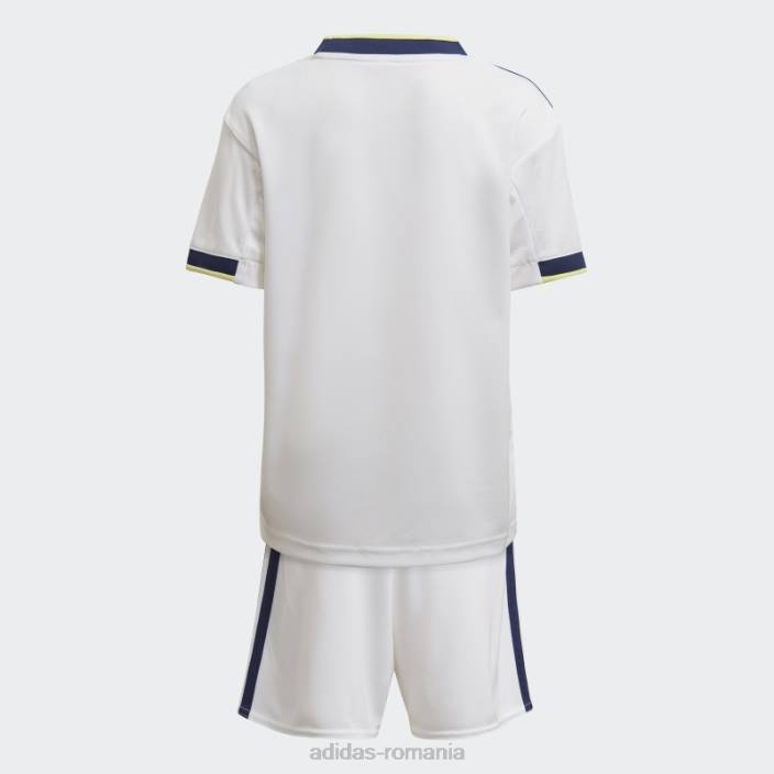 Adidas alb leeds united fc 22/23 home mini kit adidas copii alb 2JBN18579