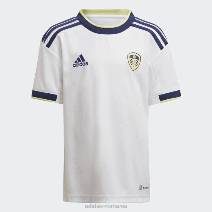 Adidas alb leeds united fc 22/23 home mini kit adidas copii alb 2JBN18579