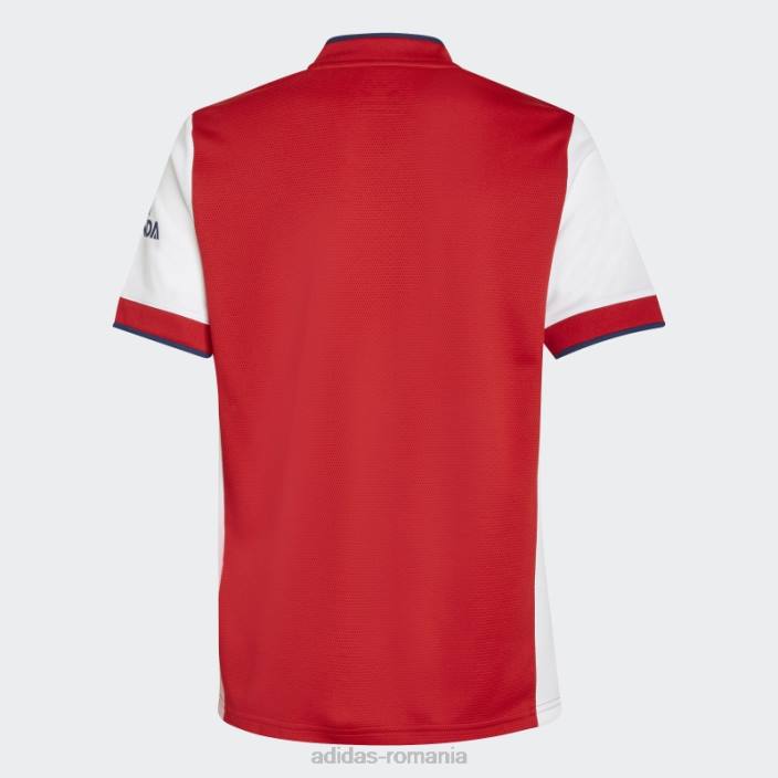 Adidas arsenal 21/22 tricou acasă alb copii alb/stacojiu 2JBN3800