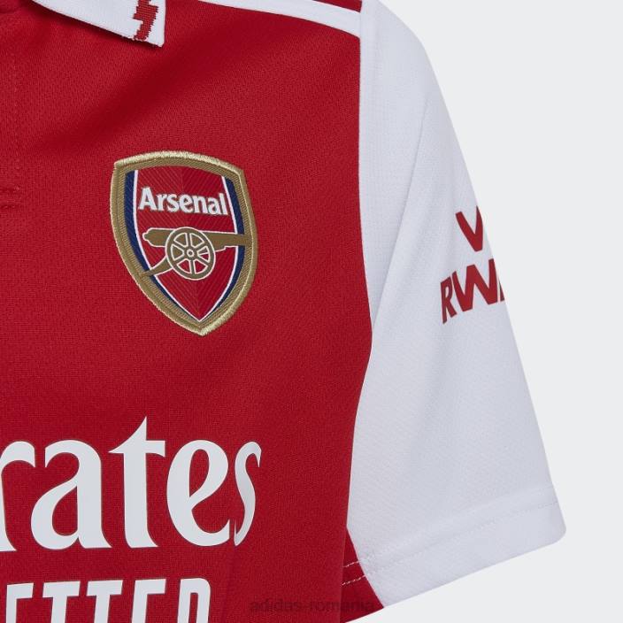 Adidas arsenal 22/23 tricou acasă stacojiu copii stacojiu/alb 2JBN11971