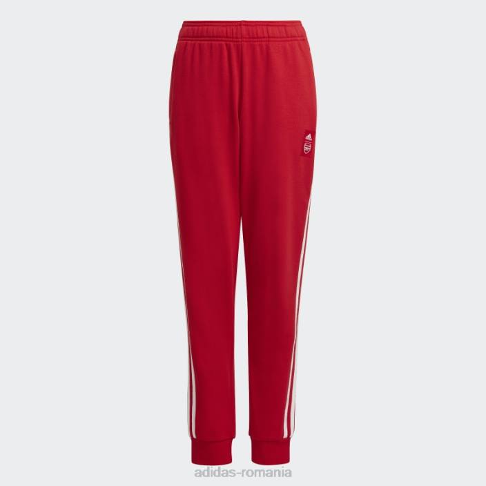 Adidas arsenal dna sweat pantaloni de trening stacojiu copii stacojiu 2JBN18758