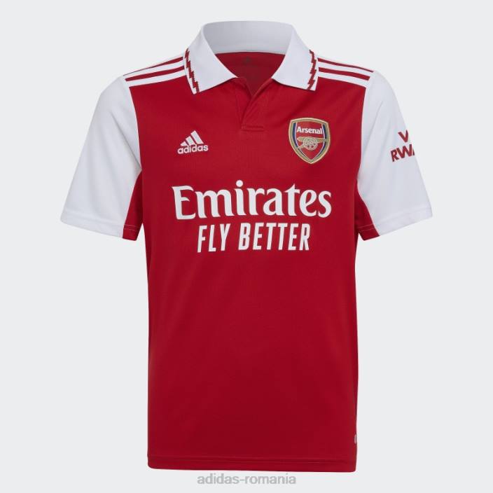 Adidas arsenal tricou acasă 22/23 și adidas stacojiu copii stacojiu/alb 2JBN18300