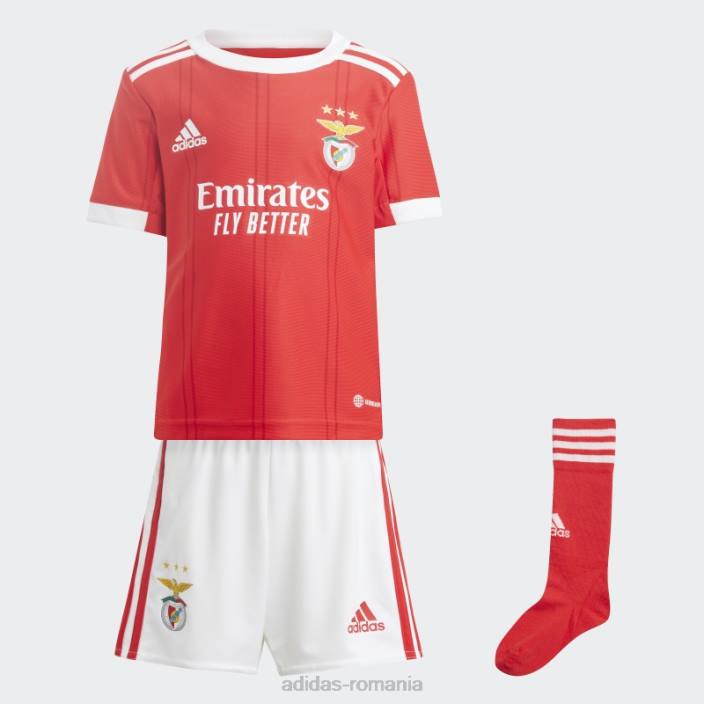 Adidas benfica 22/23 home mini kit benfica red copii roșu benfica 2JBN18698