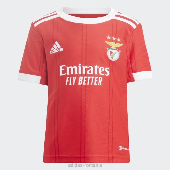 Adidas benfica 22/23 home mini kit benfica red copii roșu benfica 2JBN18698