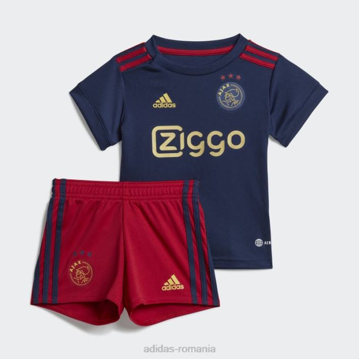 Adidas bleumarin ajax amsterdam 22/23 deplasare trusa bebelusi copii albastru marin 2JBN18772