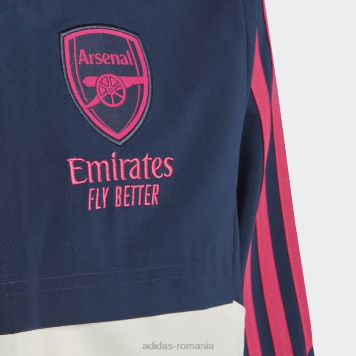 Adidas blur navy arsenal condivo 22 prezentare trening top copii bleumarin/alb 2JBN18353