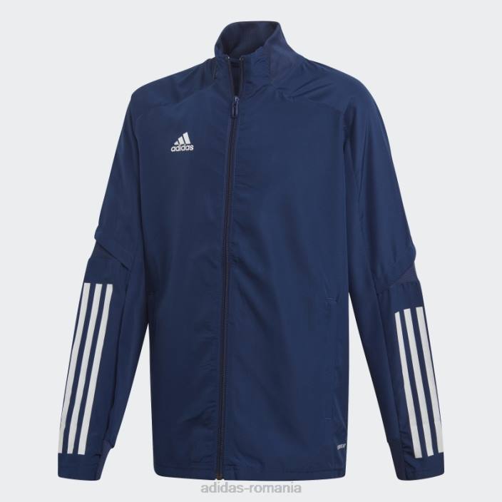Adidas blur navy condivo 20 prezentare trening top copii bleumarin/alb 2JBN19091