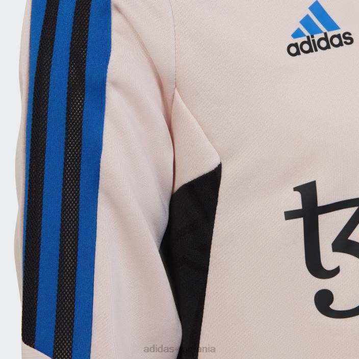 Adidas bluză de antrenament condivo 22 manchester united roz gheață copii roz ca gheață 2JBN18358