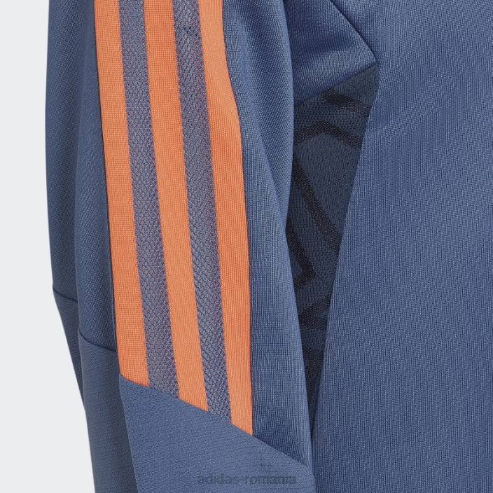 Adidas bluză de antrenament manchester united condivo 22 adidas copii albastru 2JBN19065