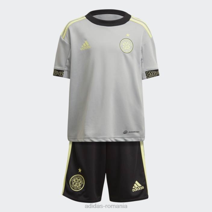 Adidas celtic fc 22/23 al treilea mini kit onix copii onix 2JBN18440