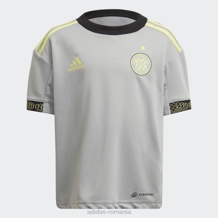 Adidas celtic fc 22/23 al treilea mini kit onix copii onix 2JBN18440