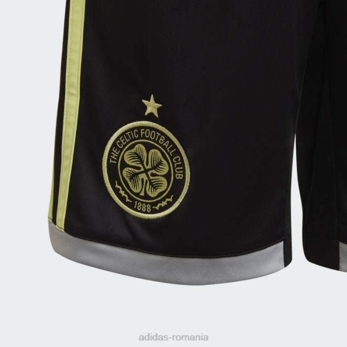 Adidas celtic fc 22/23 treilea pantaloni scurți negru copii negru 2JBN19052