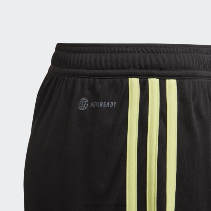 Adidas celtic fc 22/23 treilea pantaloni scurți negru copii negru 2JBN19052