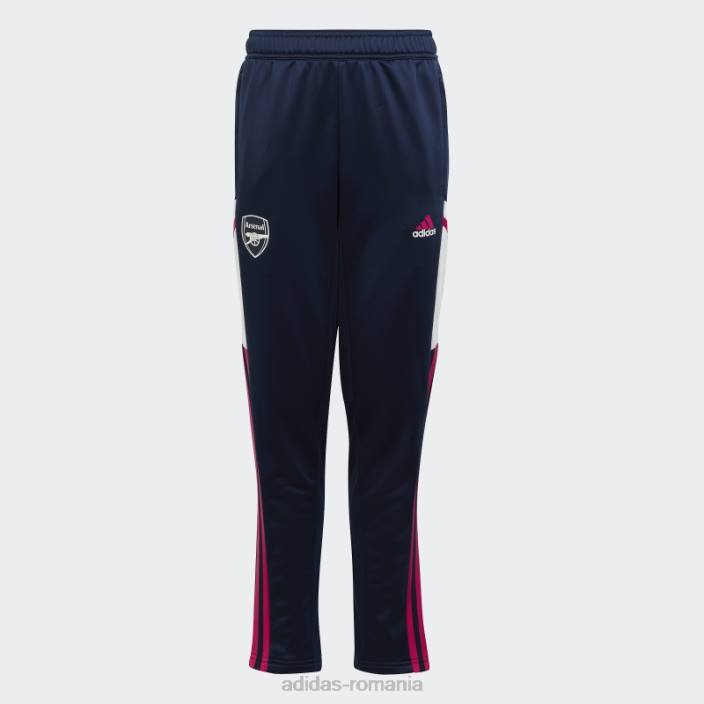 Adidas fashion arsenal condivo 22 pantaloni de antrenament alb copii bleumarin/alb 2JBN18390