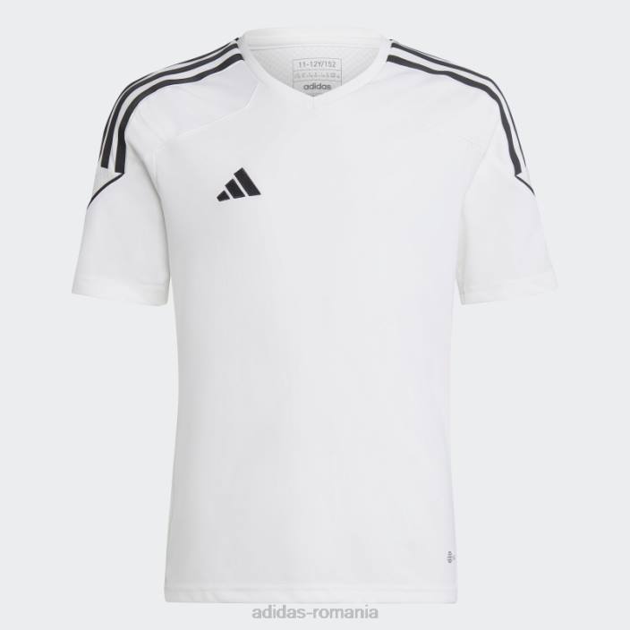 Adidas fashion tiro 23 tricou liga negru copii alb negru 2JBN11668
