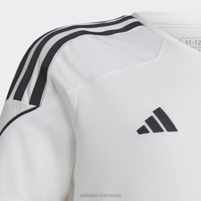 Adidas fashion tiro 23 tricou liga negru copii alb negru 2JBN11668