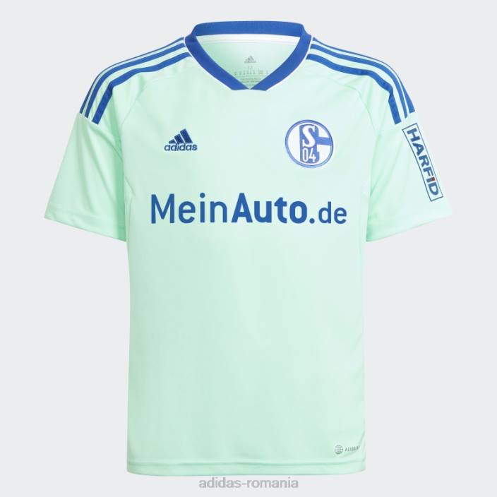 Adidas fc schalke 04 22/23 al treilea tricou mentă copii mentă 2JBN18752