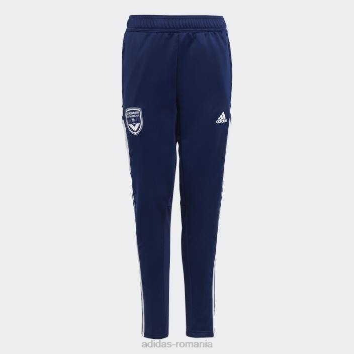Adidas girondins de bordeaux condivo 22 pantaloni de antrenament bleumarin copii albastru marin 2JBN18781