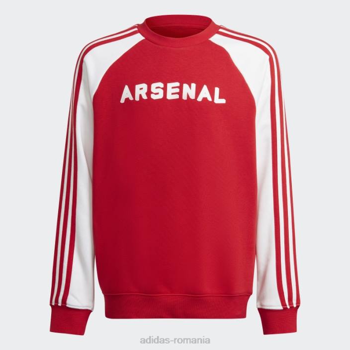 Adidas hanorac scarlet arsenal crew adidas copii stacojiu 2JBN18453