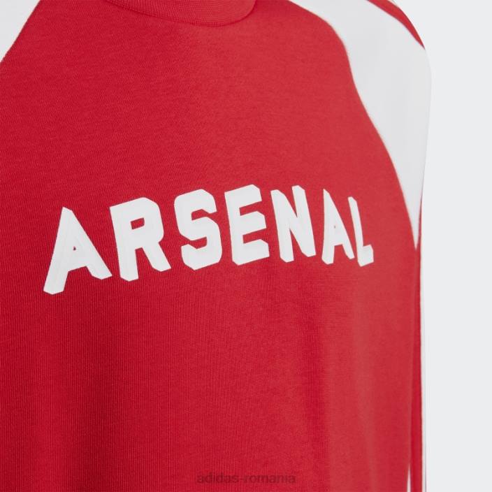 Adidas hanorac scarlet arsenal crew adidas copii stacojiu 2JBN18453