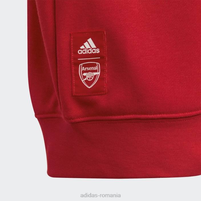 Adidas hanorac scarlet arsenal crew adidas copii stacojiu 2JBN18453