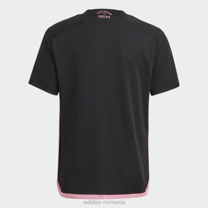 Adidas inter miami cf 23/24 tricou deplasare negru copii negru 2JBN18577