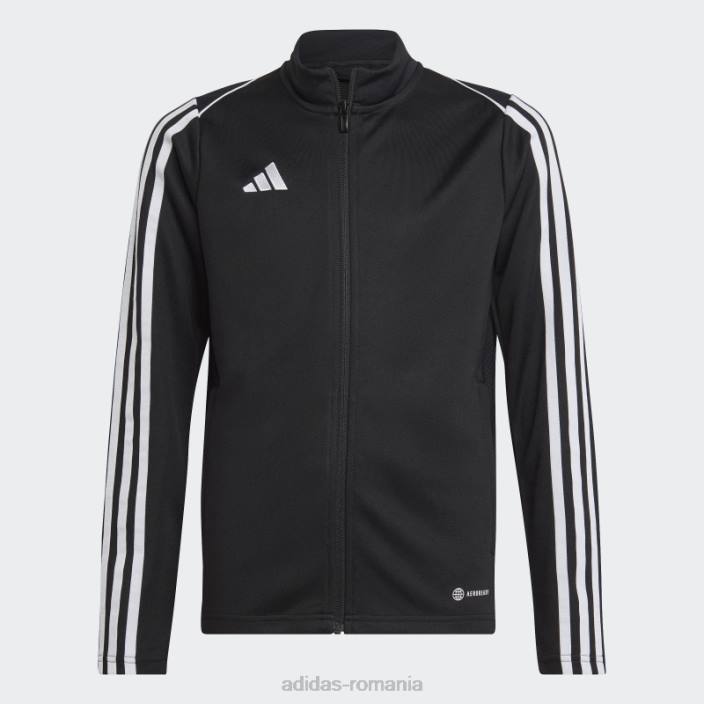 Adidas jachetă neagră elegantă de antrenament tiro 23 league adidas copii negru 2JBN11577