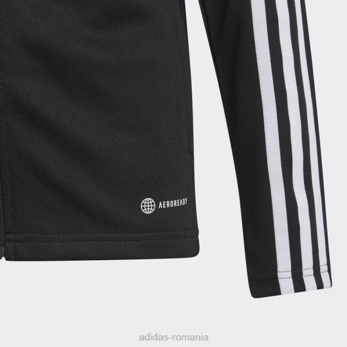 Adidas jachetă neagră elegantă de antrenament tiro 23 league adidas copii negru 2JBN11577