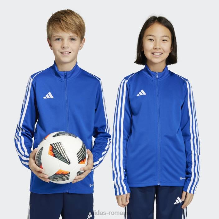 Adidas jacheta de antrenament liga tiro 23 albastru regal copii albastru regal 2JBN11711