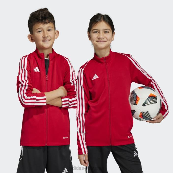Adidas jacheta de antrenament liga tiro 23 rosie adidas copii roșu 2JBN11748