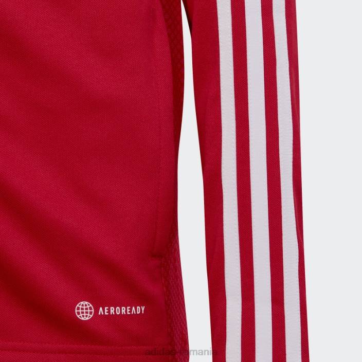 Adidas jacheta de antrenament liga tiro 23 rosie adidas copii roșu 2JBN11748