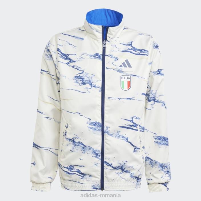 Adidas jacheta italia imn albastru copii albastru 2JBN18644