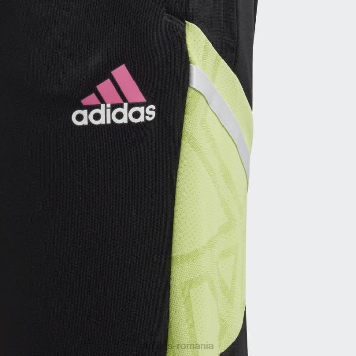 Adidas juventus condivo 22 pantaloni de trening de antrenament magenta fashion copii negru/magenta 2JBN18659